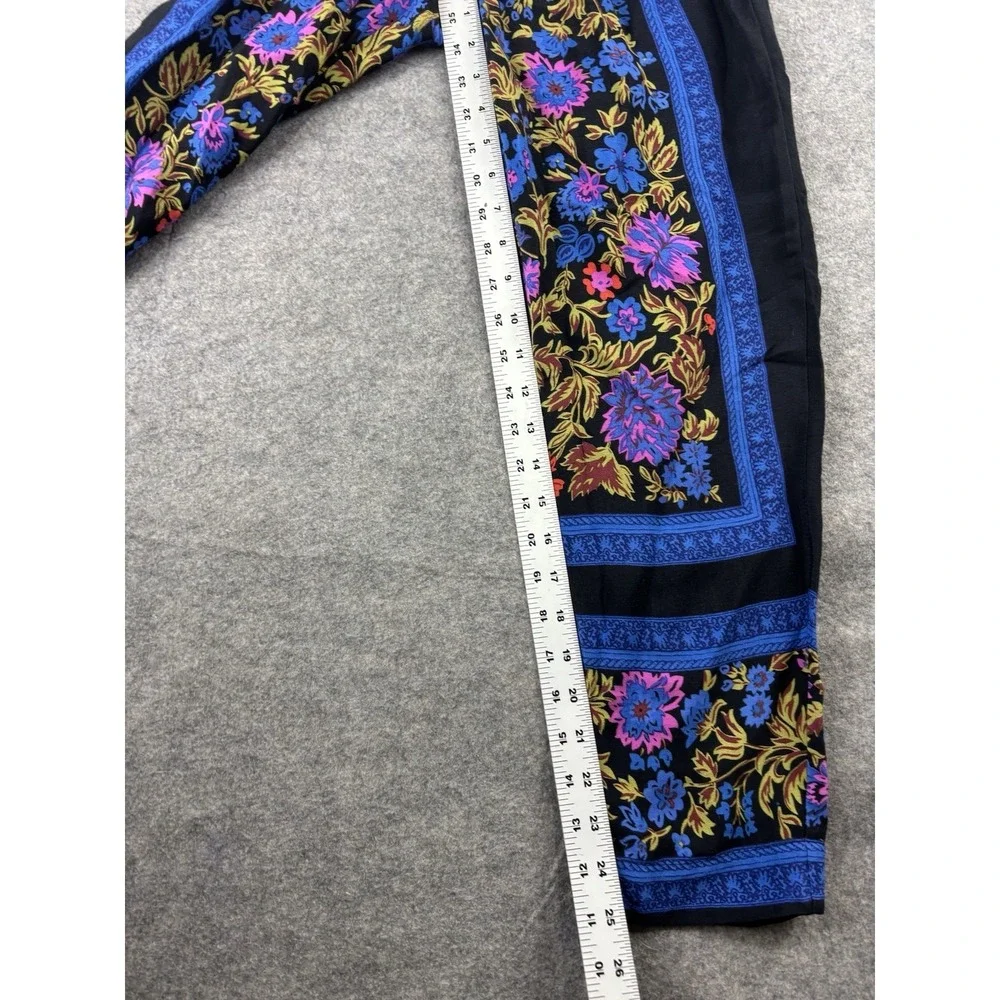 ANTHROPOLOGIE ETT:TWA Jumpsuit Women's 0 Floral Flower Print Artsy Hippie Boho - Picture 3 of 11